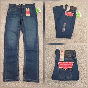 Levi's Performance 511 Slim Dark Wash Youth Jeans Size 14 Regular (28Wx29.5L)